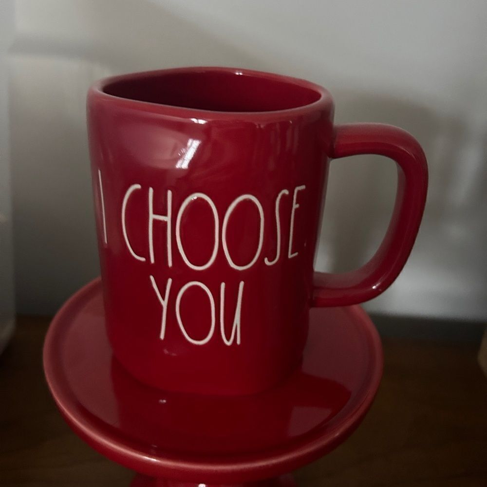 Rae Dunn Red I Choose You Valentine Mug